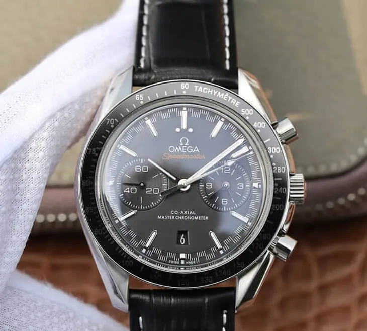 Omega Speedmaster Racing Chronograph 329.33.44.51.01.001 OM Factory 1:1 Best Edition Replica Watch Black Strap